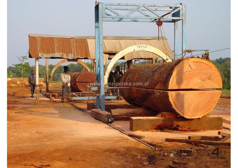 caption Prinz HORIZONTAL LOGSPLITTER Saw for Round Timber