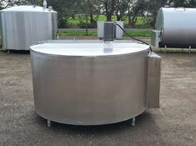 1810lt STAINLESS STEEL TANK, MILK VAT - picture0' - Click to enlarge