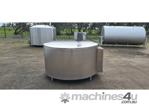 1810lt STAINLESS STEEL TANK, MILK VAT