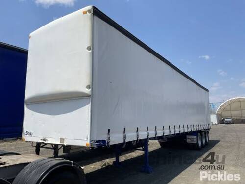 1987 Freighter ST3 Tri Axle Flat Top Curtainside Trailer