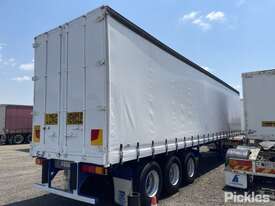 1987 Freighter ST3 Tri Axle Flat Top Curtainside Trailer - picture0' - Click to enlarge