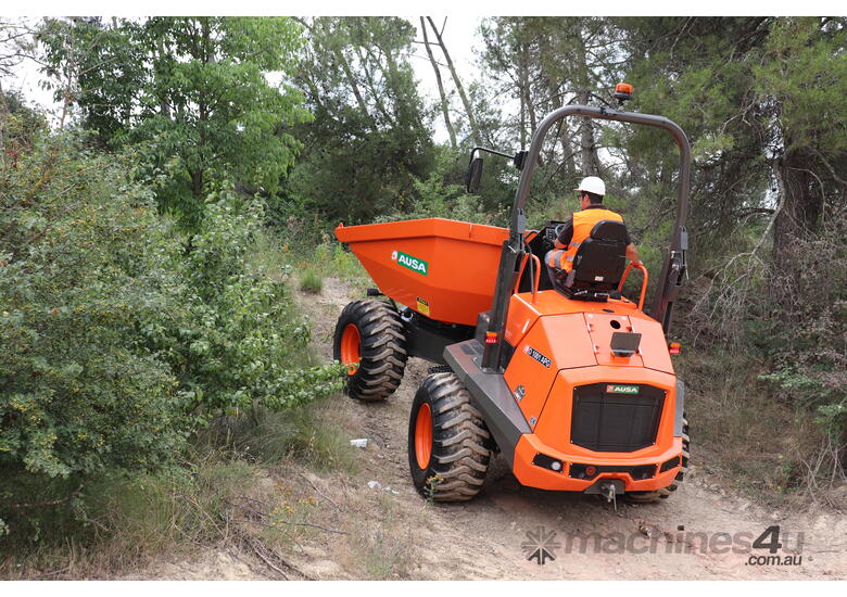 caption AUSA D1001APG Dumper - Open Cab with Road Lights - ALL STOCK MUST GO!