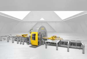 Essetre -Techno Turn EVO - Innovative 6 axis NC to process beams on all 6 faces.