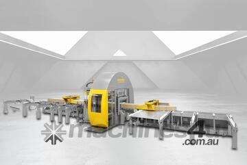 Essetre -Techno Turn EVO - Innovative 6 axis NC to process beams on all 6 faces.