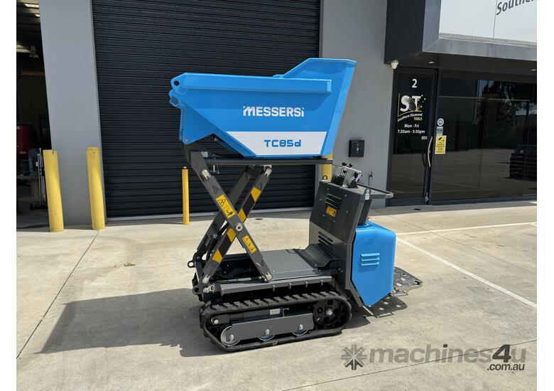 caption Messersi Tracked Mini Dumper - TC85D Hi Tip Skip - Diesel (FREE SHIPPING!)