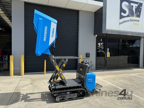 caption Messersi Tracked Mini Dumper - TC85D Hi Tip Skip - Diesel (FREE SHIPPING!)