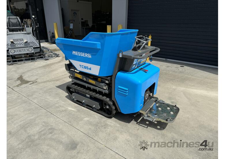 caption Messersi Tracked Mini Dumper - TC85D Hi Tip Skip - Diesel (FREE SHIPPING!)