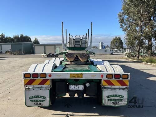 2005 Kennedy Tri-Axle Drop Deck Folding Skel Logging A Trailer