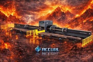ACCURL TubeLINE D SERIES 6KW | 12M LENGTH | 510MM OD TUBE LASER | BOCI HEAD | CYPCUT CONTROLLER