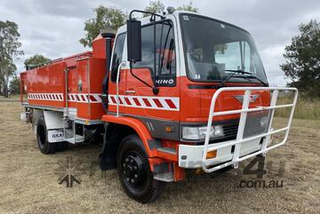 Hino FT 4x4 Single Cab Firetruck. Ex NSW Rural Fire Service.