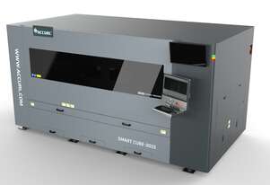 AccurlCMT SMART Cube FIBER LASER | 4KW MAX | 2.5 x 1.25M |BOCI HEAD | CYPCUT CONTROLLER | ENCLOSED