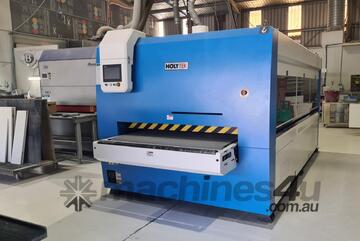 HOLYTEK Multihead brush sander for shaker doors Profile sanding