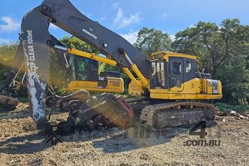 2005 KOMATSU PC300-7 HARVESTER WITH WARATAH 624 SUPER HEAD