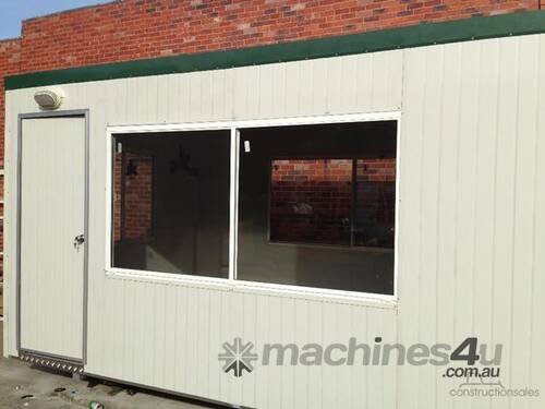 caption Auzbilt Control Room Portable Offices: 4.8m x 3m, For Sale