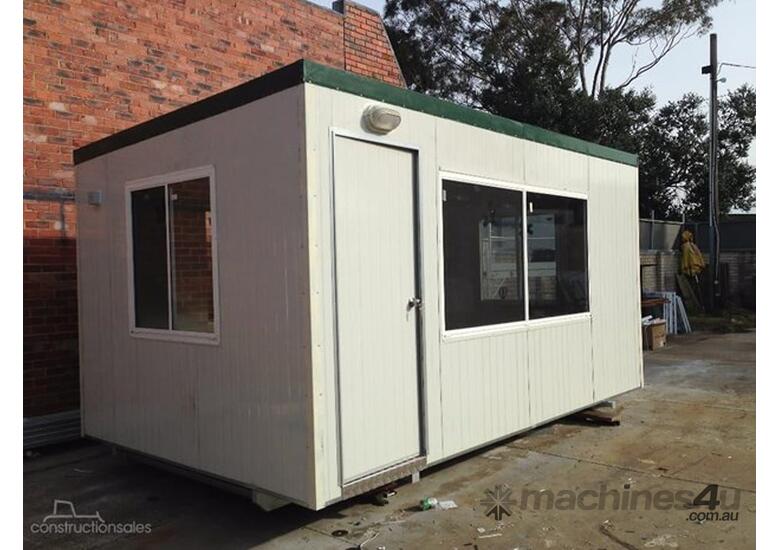 caption Auzbilt Control Room Portable Offices: 4.8m x 3m, For Sale