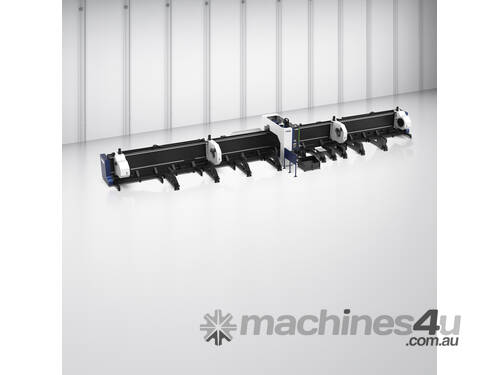HSG TL660 12kW Tube Fiber Laser Cutting Machine | Four-chuck Heavy-duty 