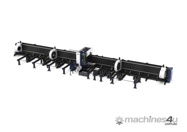 HSG TL660 12kW Tube Fiber Laser Cutting Machine | Four-chuck Heavy-duty 