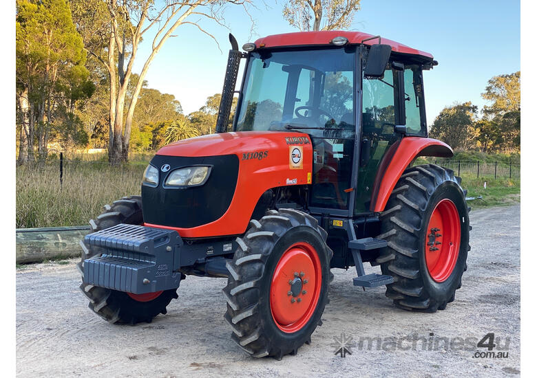 caption Kubota M108 FWA/4WD Tractor