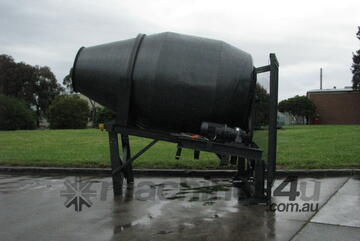 Industrial Large Rotary Drum Mixer Tumbler - 6 Cubic Metre