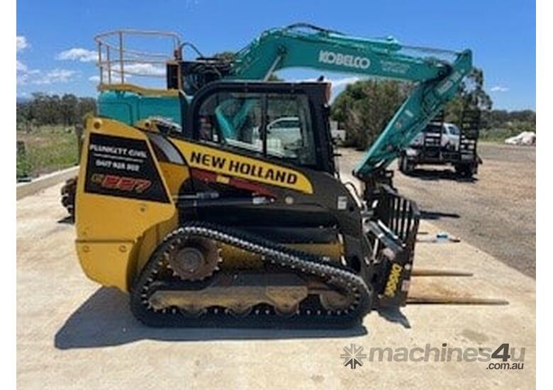 caption NEW HOLLAND C227 TRACK LOADER