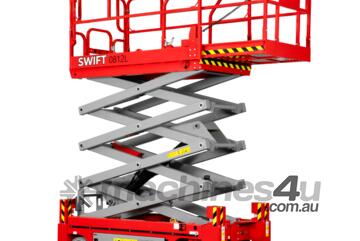 SWIFT 0812L 8m Wheeled Scissor Lift with Outriggers
