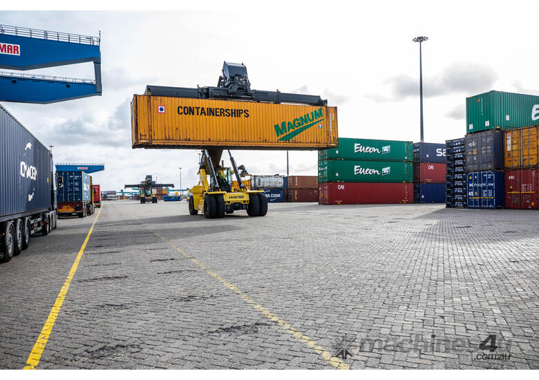 caption Hyster 46T Reach Stacker - Container Handler