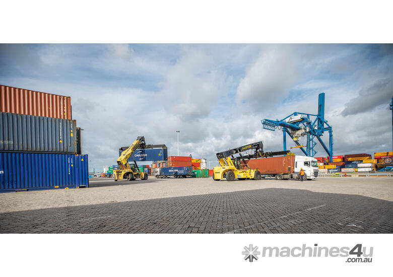 caption Hyster 46T Reach Stacker - Container Handler