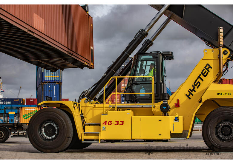 caption Hyster 46T Reach Stacker - Container Handler
