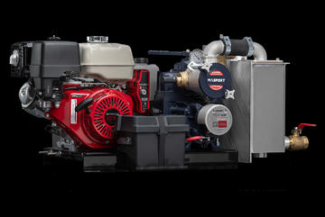 HD4 Pro Pack Complete 1500 165CFM Rotary Vacuum Pump Engine Drive Systems