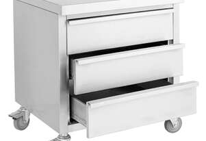 Mds 6 700 Mobile Work Stand With 3 Drawers