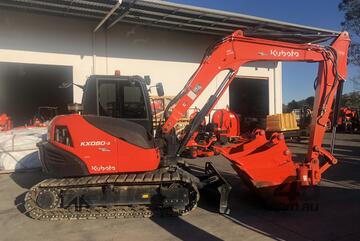   Kubota KX080 8T Excavator - incredibly low hours!!