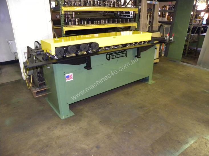 caption DUCTFORMER TD-FC Machine DUCT FLANGE ROLLFORMER
