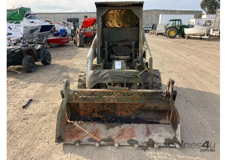 caption Bobcat Wheeled Skid Steer