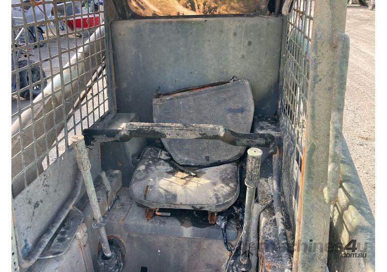 caption Bobcat Wheeled Skid Steer