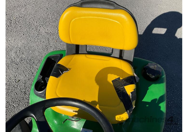 caption 2008 John Deere X300 Ride On Mower (Underbelly)