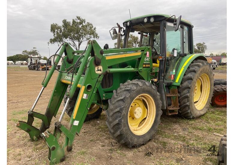 caption John Deere 6420 Tractor / Loader