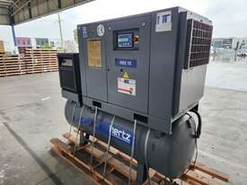 Hertz HGS-15 rotary screw compressor with HRD 50 Air Dryer - picture0' - Click to enlarge