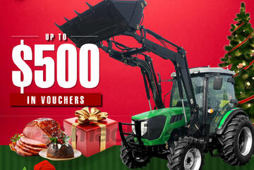 AgKing -75HP AK754C Premier Cabin Tractor with FEL Package Deals