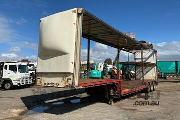 2008 Vawdrey VB-S3 Tri Axle Double Drop Curtainside B Trailer