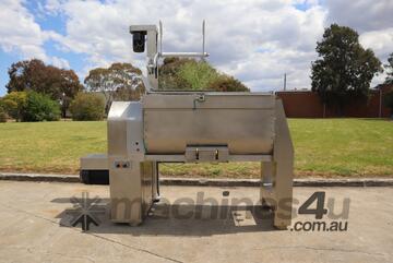 Commercial Stainless Steel Twin Ribbon Paddle Mixer - 1000L