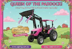 AgKing - 40HPTractor ROPS AK404B with FEL 4in1 Bucket