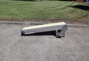 Small Motorised Incline Belt Conveyor - 0.48m High