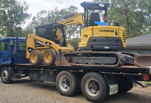 Truck, Excavator and Bobcat combo