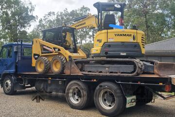 Truck, Excavator and Bobcat combo