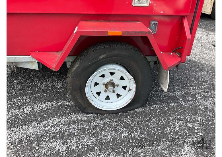 2023 MW Sheet Metal Single Axle Enclosed Box Trailer