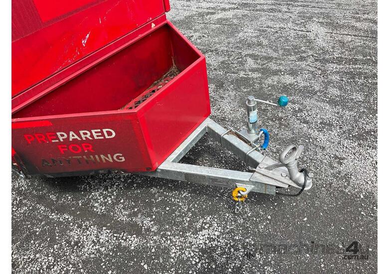 2023 MW Sheet Metal Single Axle Enclosed Box Trailer