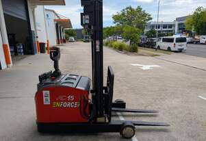 Forkforce Walkie Reach Stacker (Enforcer) - 1.5 tonne; 4.5 m lift height; New Battery