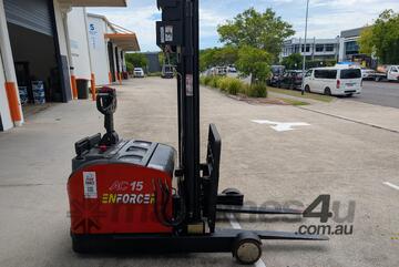 Forkforce Walkie Reach Stacker (Enforcer) - 1.5 tonne; 4.5 m lift height; New Battery