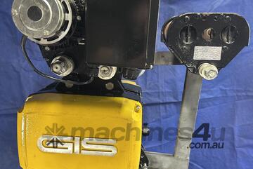 4t GIS Electric Chain Hoist, Motorised Trolley, Wireless Control