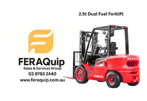 FERAQuip 2.5 tons X series dual fuel forklift